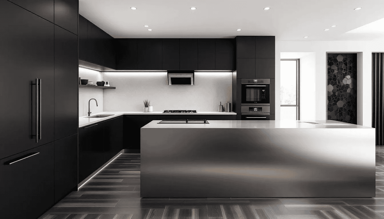 A beautiful kitchen remodel showcasing modern design elements.